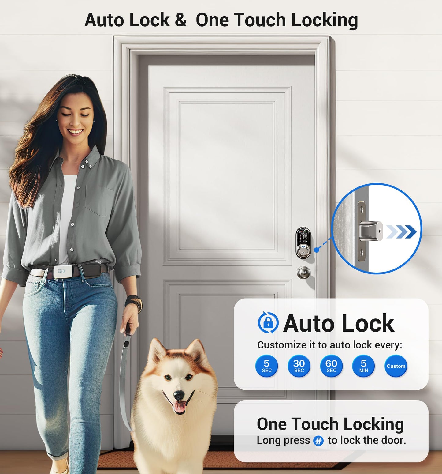 Smart Fingerprint Door Lock with App Control