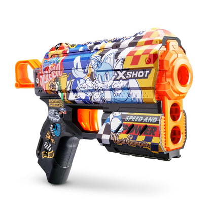 X-Shot Skins Flux - Sonic Super Speed (2 Pack + 16 Darts)