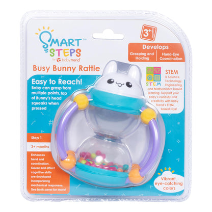 Smart Steps Busy Bunny Baby Rattle Toy