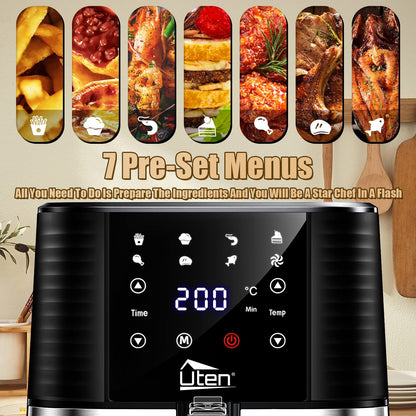 5.5L Uten Electric Air Fryer with Touchscreen