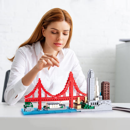 San Francisco Skyline Model Kit - 1610pcs