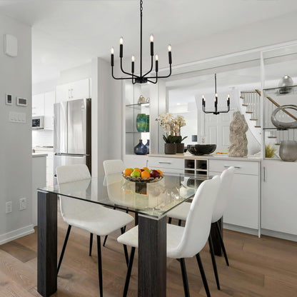 6-Light Modern Farmhouse Chandelier by KSANA