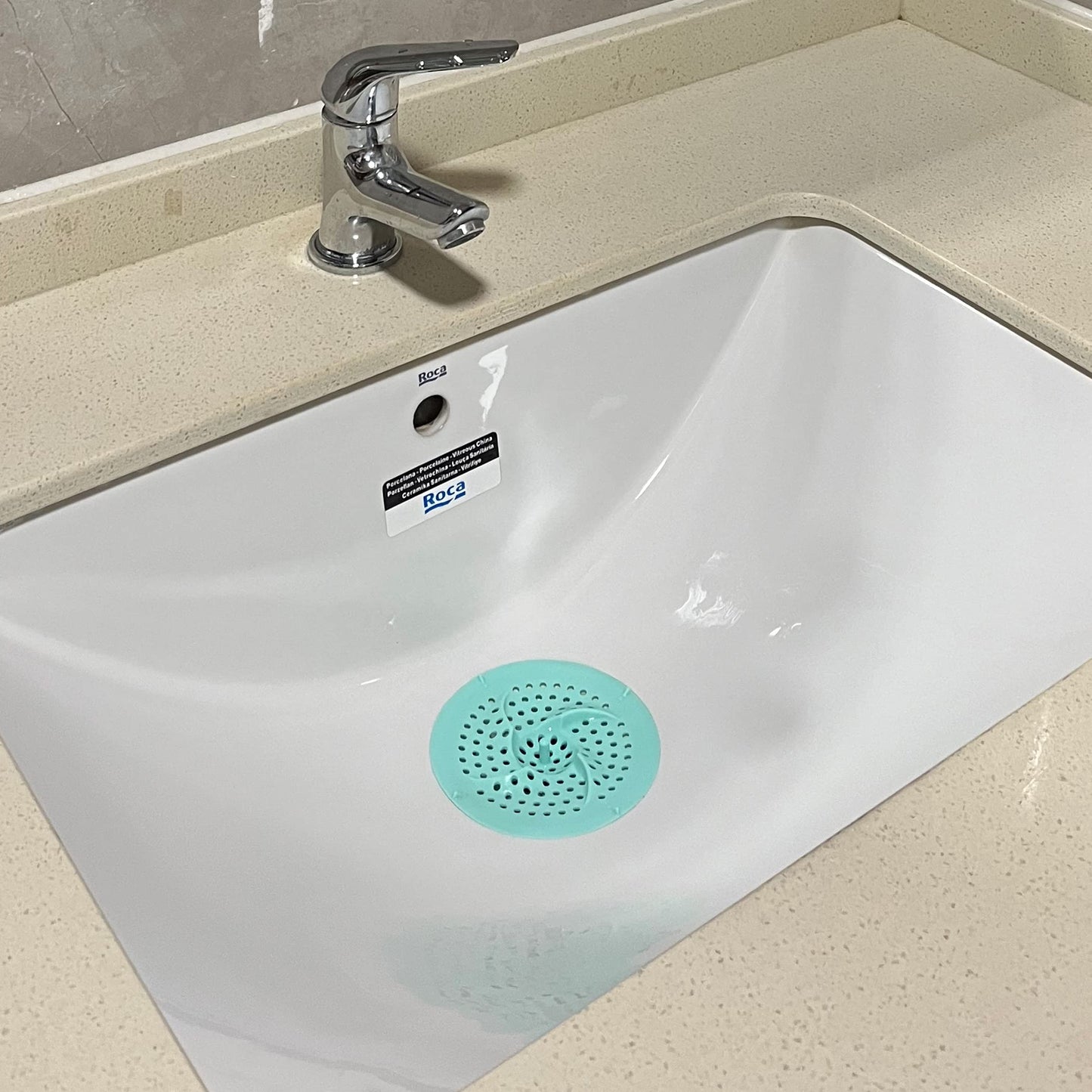 PoliPoki 2 Packs Bathtub Drain Hair Catcher Durable Silicone, Shower Drain Cover Hair Catcher with Suction Cup, Easy to Install and Clean Suit, Great for Shower, Bathtub, Tub, Bathroom