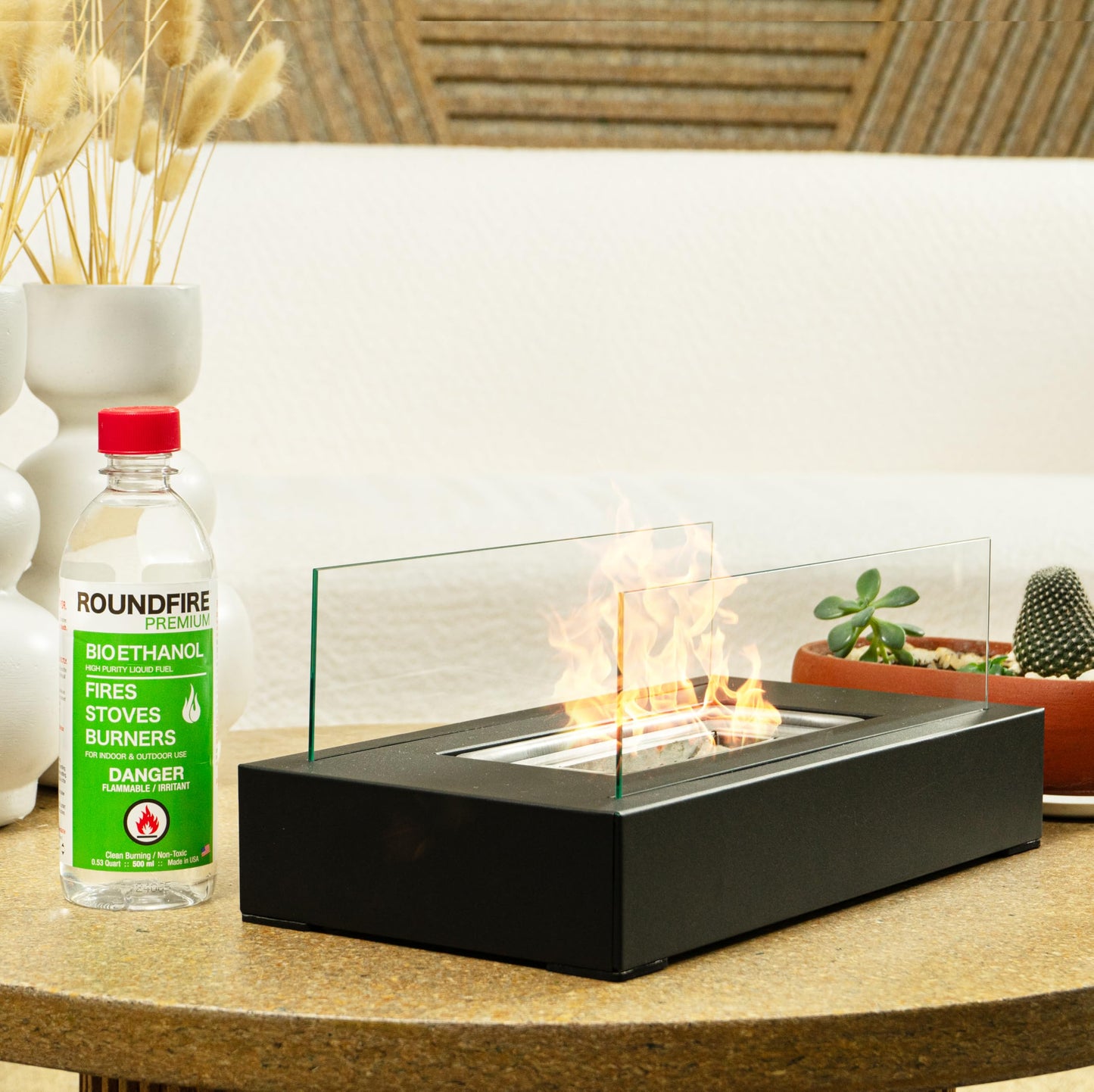 Tabletop Fire Pit with Smores Kit by Roundfire