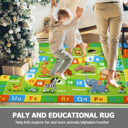Kids Educational ABC Alphabet Play Rug 6.6' x 5'