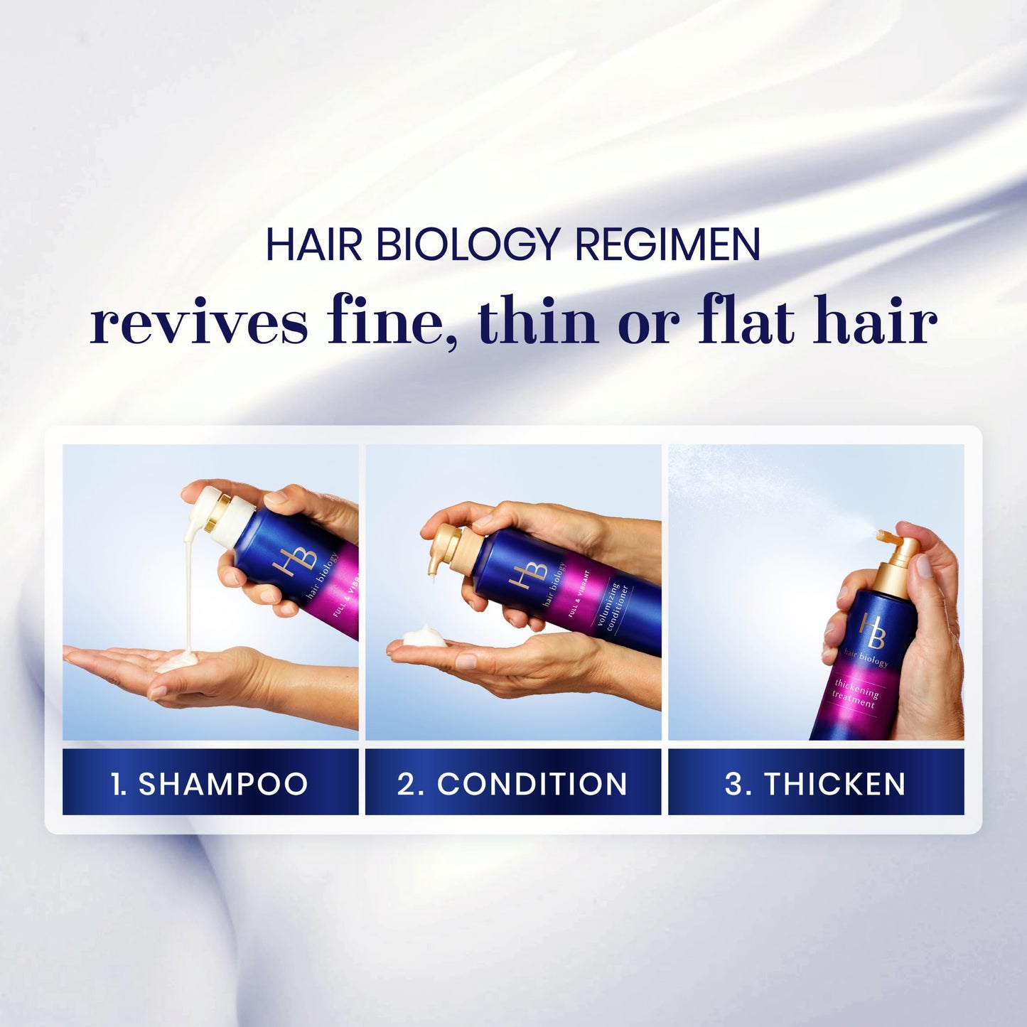 Hair Biology Volumizing Shampoo & Conditioner Set