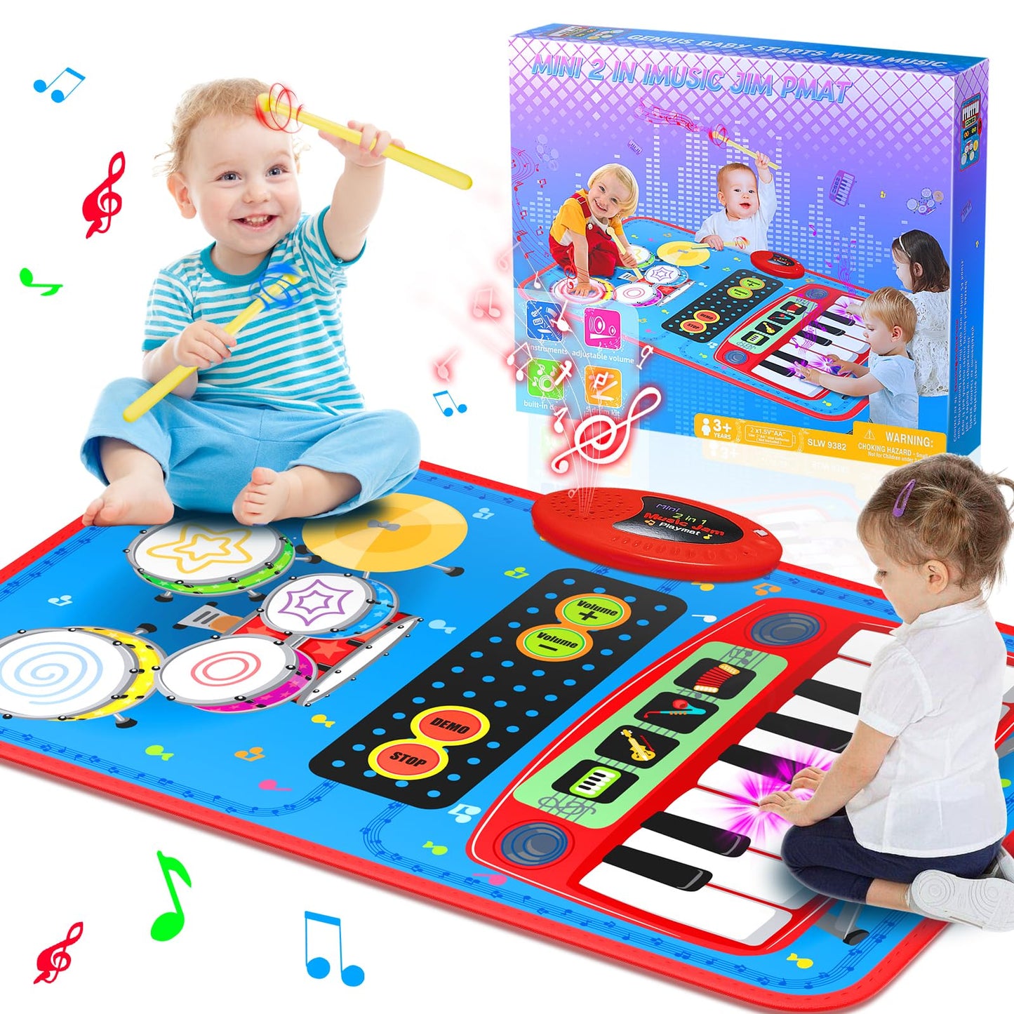 2-in-1 Musical Mat Toys