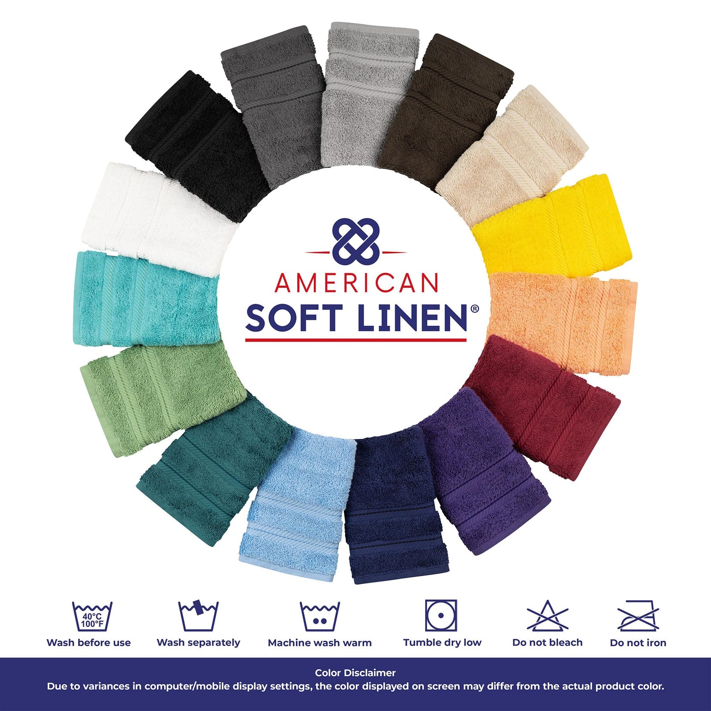 American Soft Linen 6-Piece Cotton Towel Set