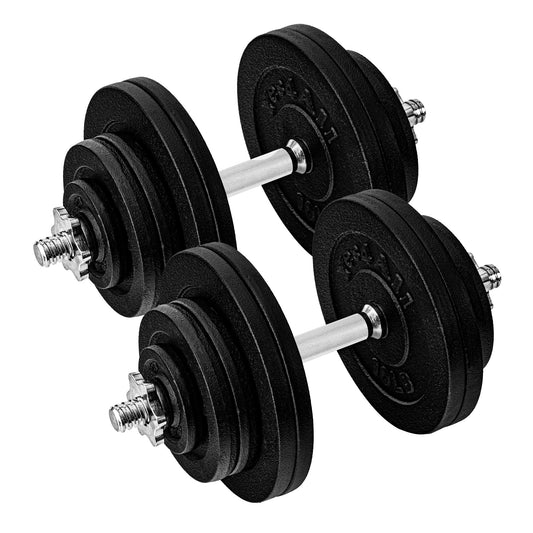 Yes4All 135lbs Adjustable Cast Iron Dumbbell