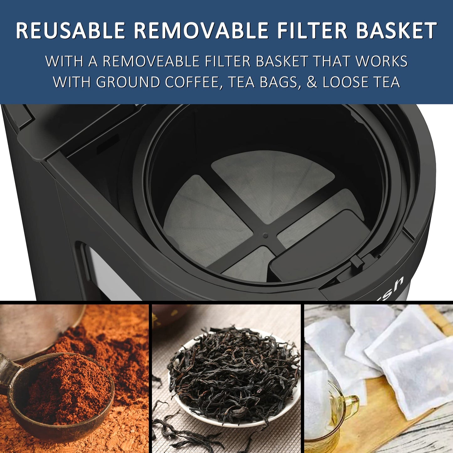 wirsh Iced Tea and Coffee Maker with Pitcher