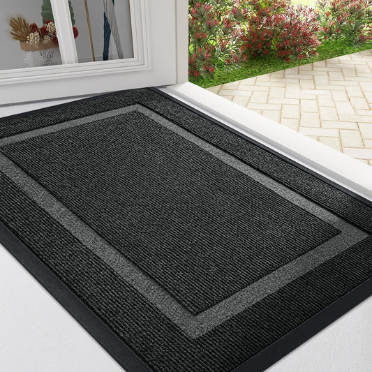 OLANLY Waterproof All-Weather Front Door Mat 29.5x17