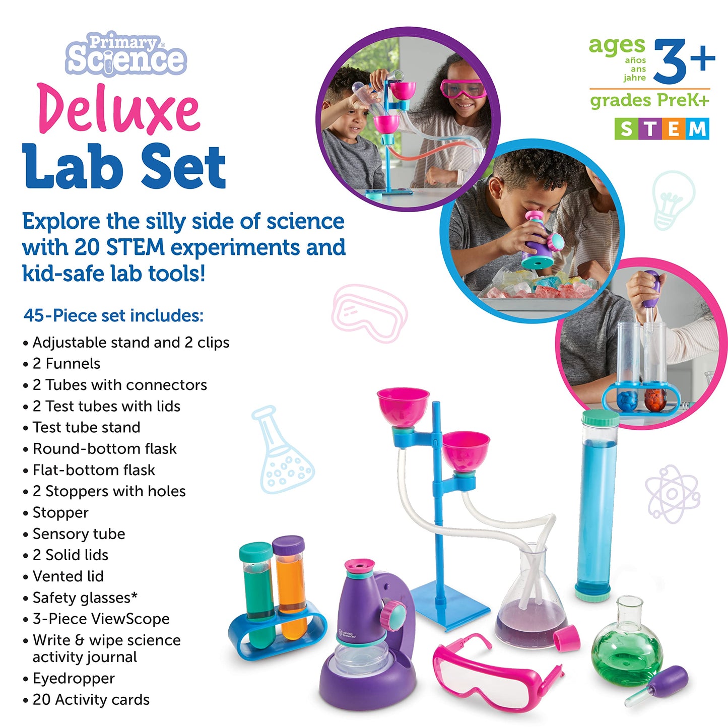 Learning Resources Deluxe Pink Science Lab Set