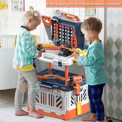 Kids Tool Bench Set with 90 Accessories