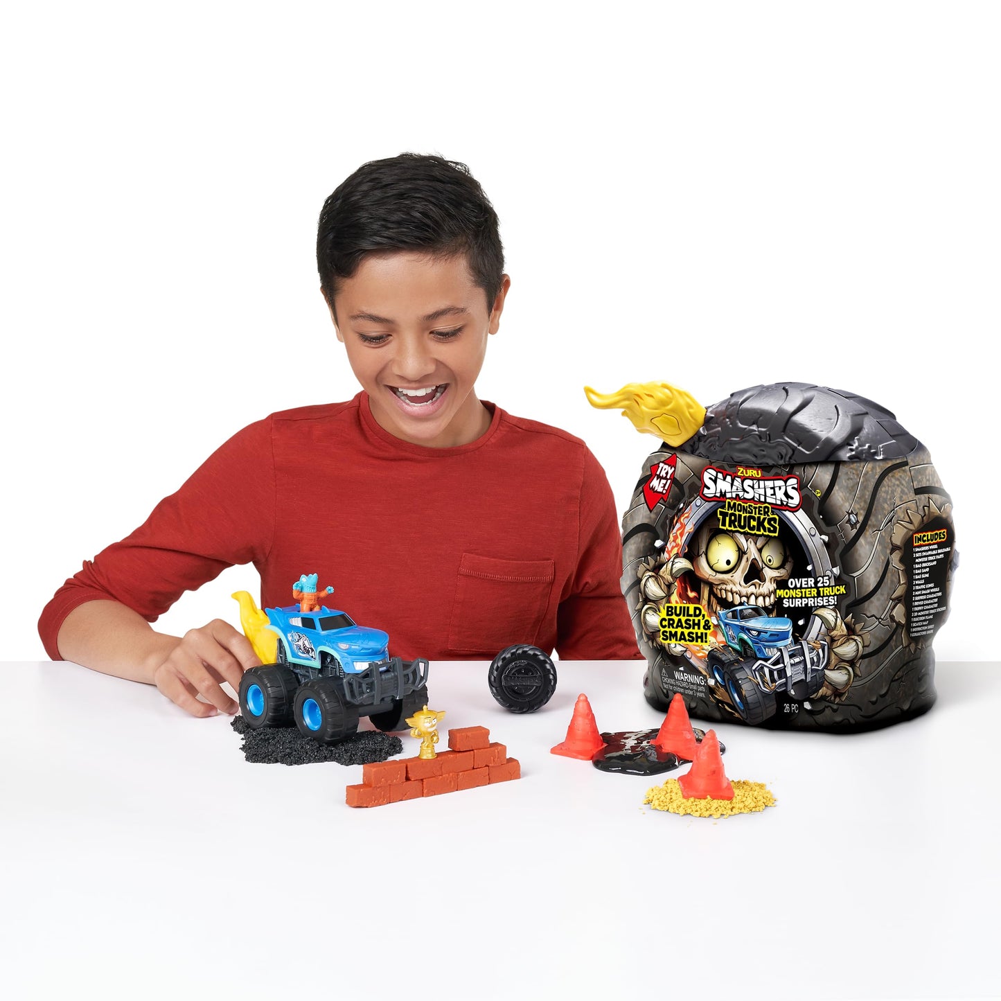 ZURU SMASHERS Dino Truck Surprise with 25 Collectibles