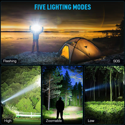 AMAKER 900000 Lumens Rechargeable LED Headlamp
