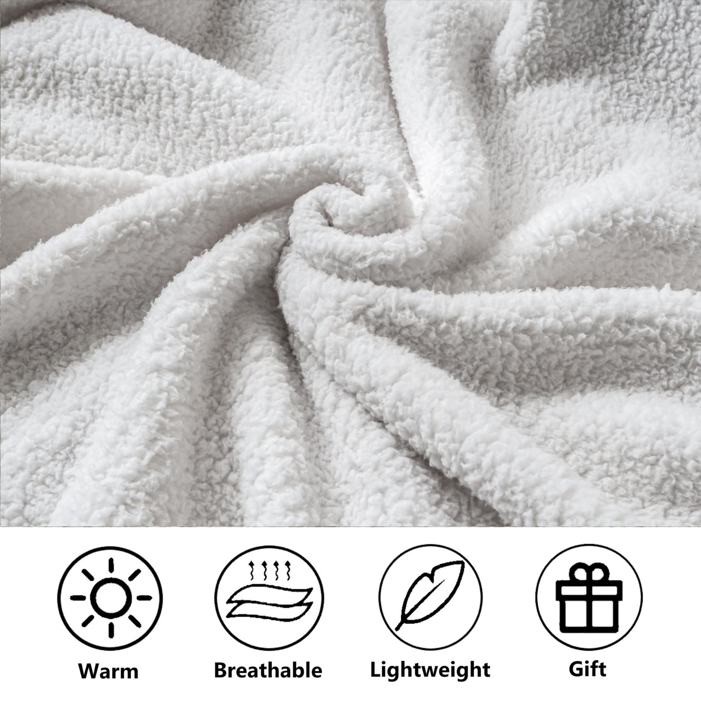 Cozy Sherpa Wearable Blanket Hoodie for Adults