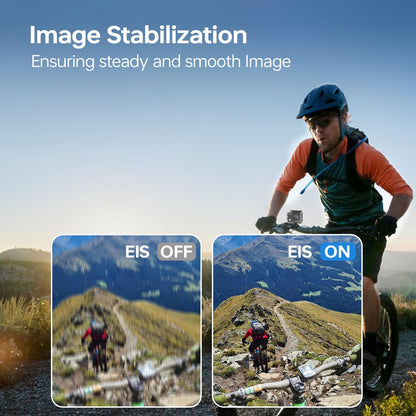 5K Waterproof Action Camera with EIS & Remote