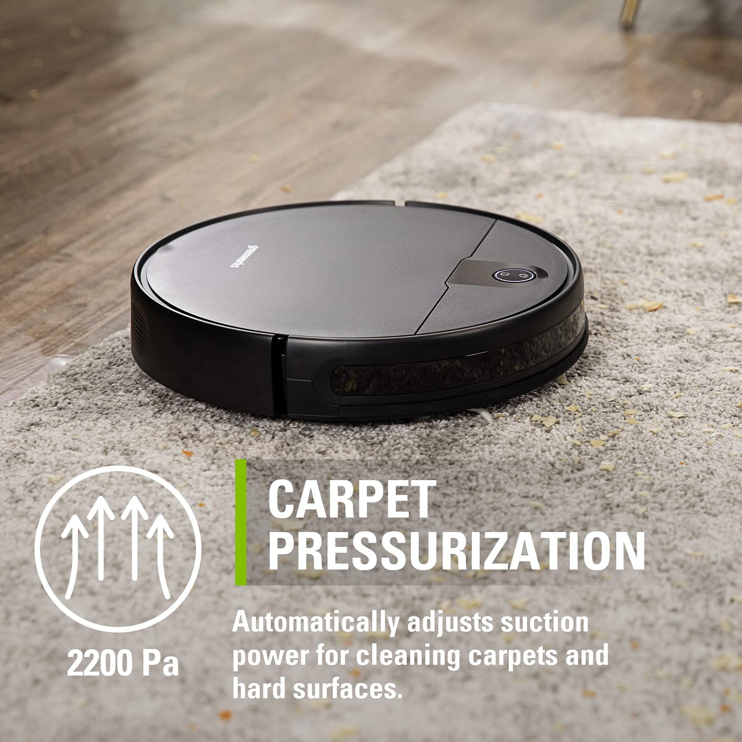 Greenworks Robotic Vacuum with Wi-Fi and Suction Power