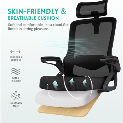 Ergonomic Office Chair with Adjustable Lumbar Support