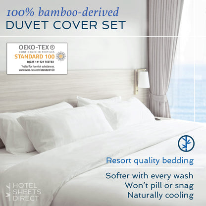 Hotel Sheets Direct Duvet Cover Bed Linen Set, 2 -Piece Set, Grey, Twin XL