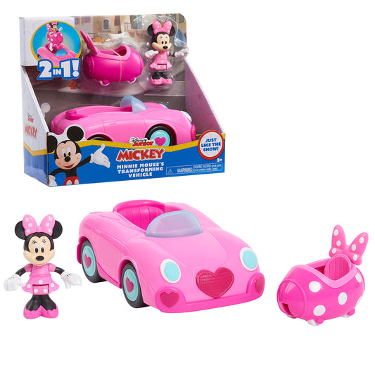 Disney Mickey Mouse Funhouse Transforming Pink Vehicle