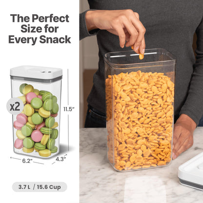 Pump-Lock Food Storage Containers 2-Pack - 3.7L