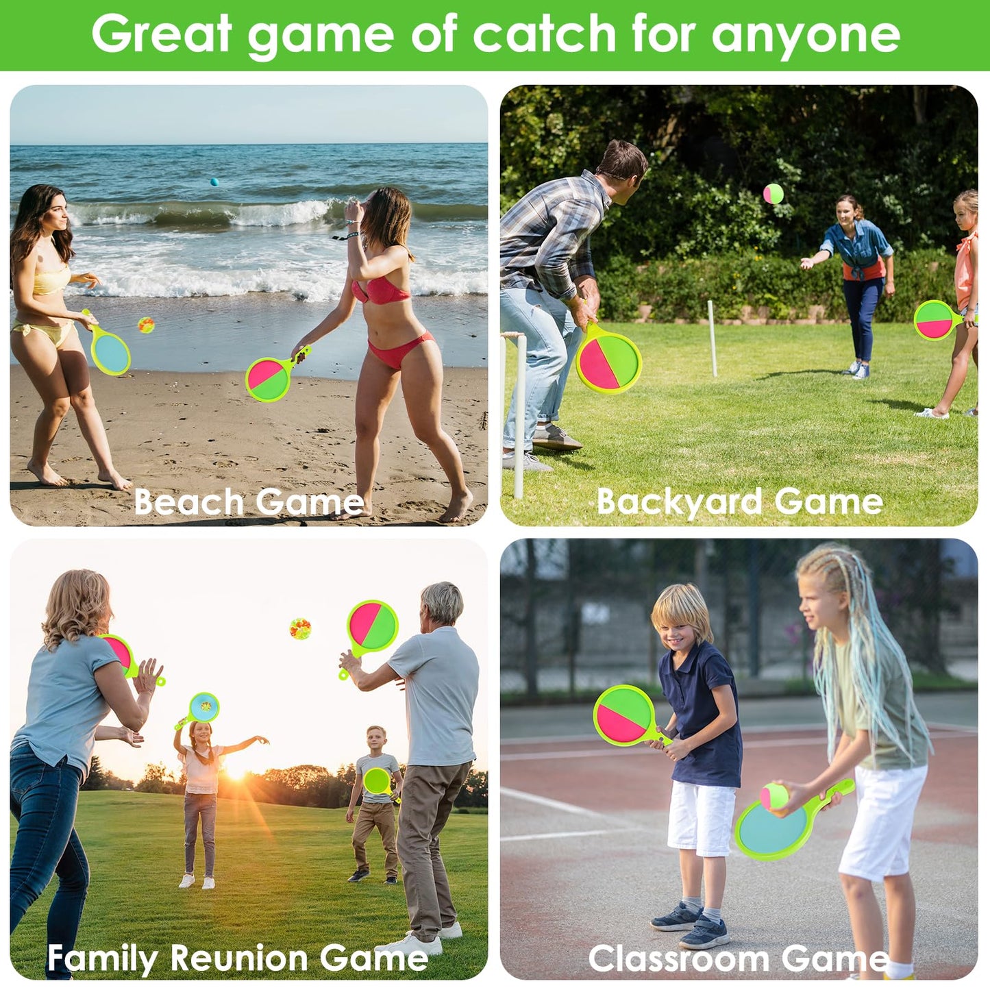 Toss Catch Ball Toy Set for Kids