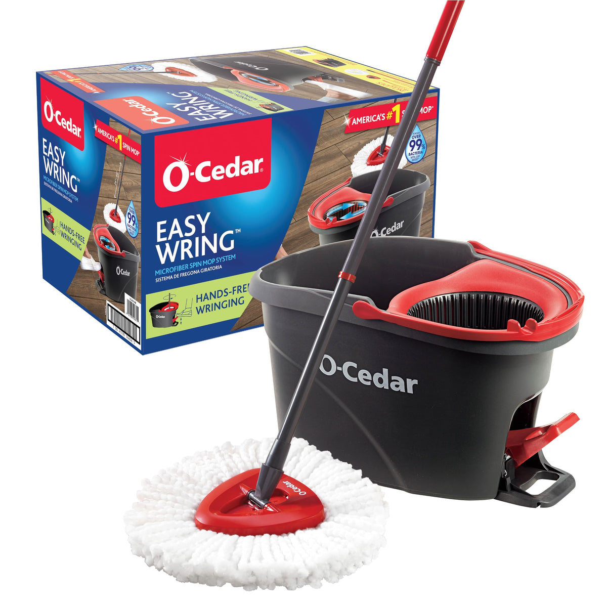 O-Cedar EasyWring Microfiber Spin Mop System
