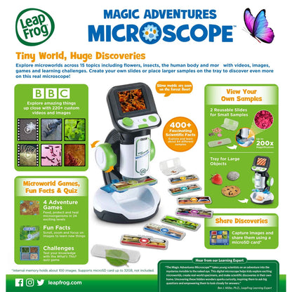 LeapFrog Magic Adventures Microscope for Kids