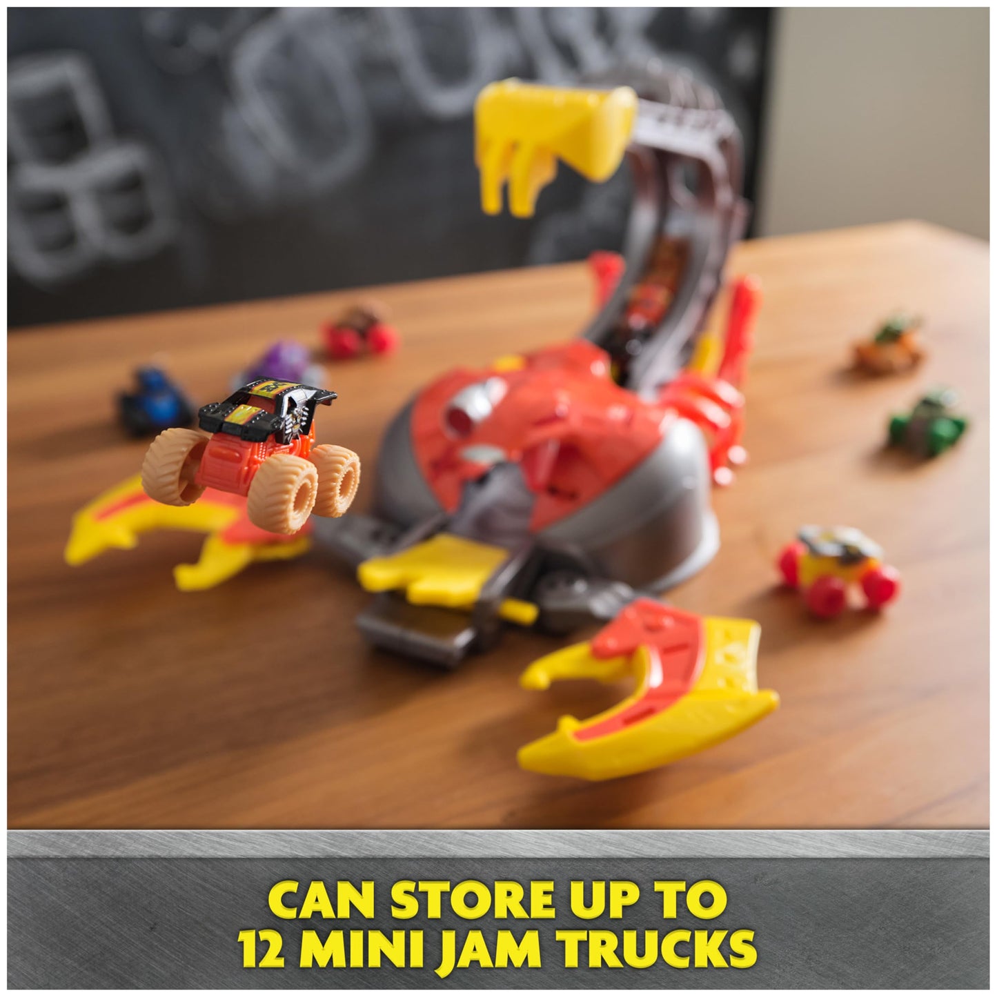 Monster Jam El Toro Loco Scorpion Playset with Trucks