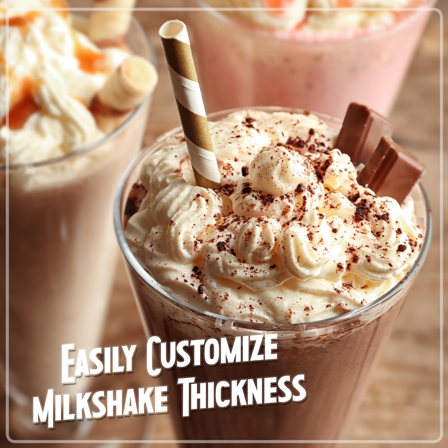 Nostalgia Electric Milkshake Maker with Mixing Cup