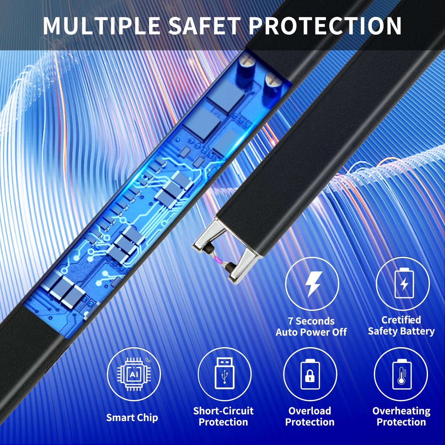 SURYOL USB Rechargeable Electric Arc Lighter