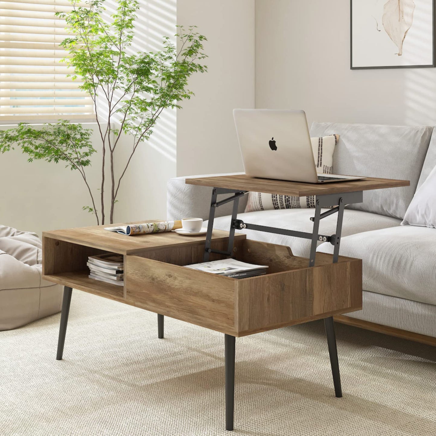 YEAR COLOR coffee table, Brown