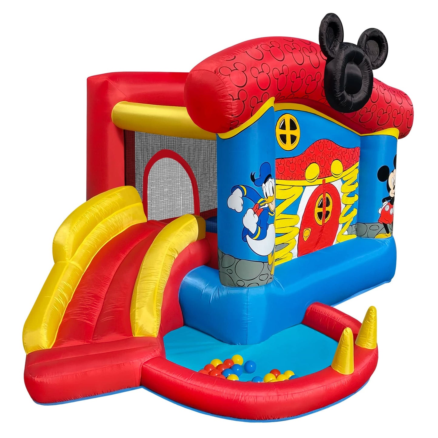 Mickey Mouse Bounce House with Slide and Blower