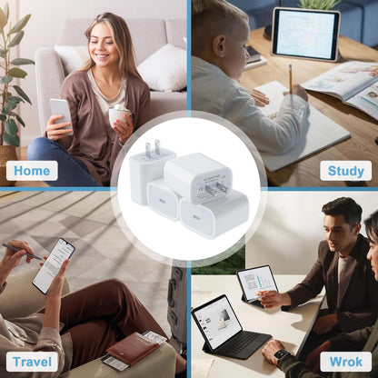 20W USB-C Wall Charger for Phone and Tablet