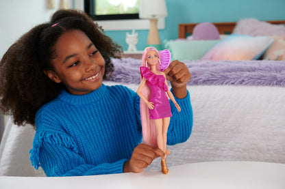 Barbie Fashion Doll with Color-Streaked Hair Set
