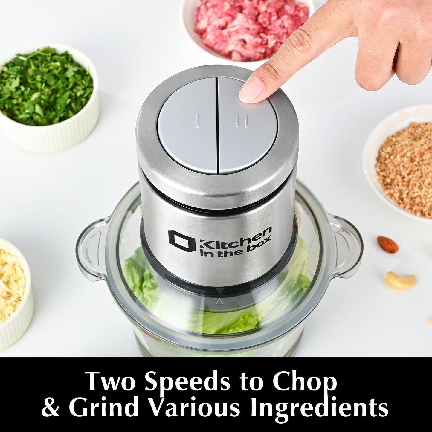 Kitchen in the box Mini Food Processor Chopper