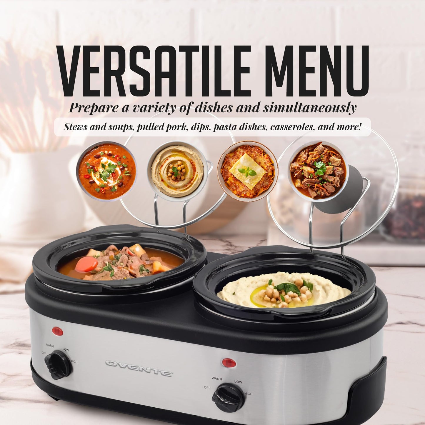 Double Slow Cooker Buffet Server by OVENTE