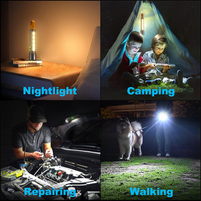 90000Lux ADDplus Rechargeable Magnetic Flashlight