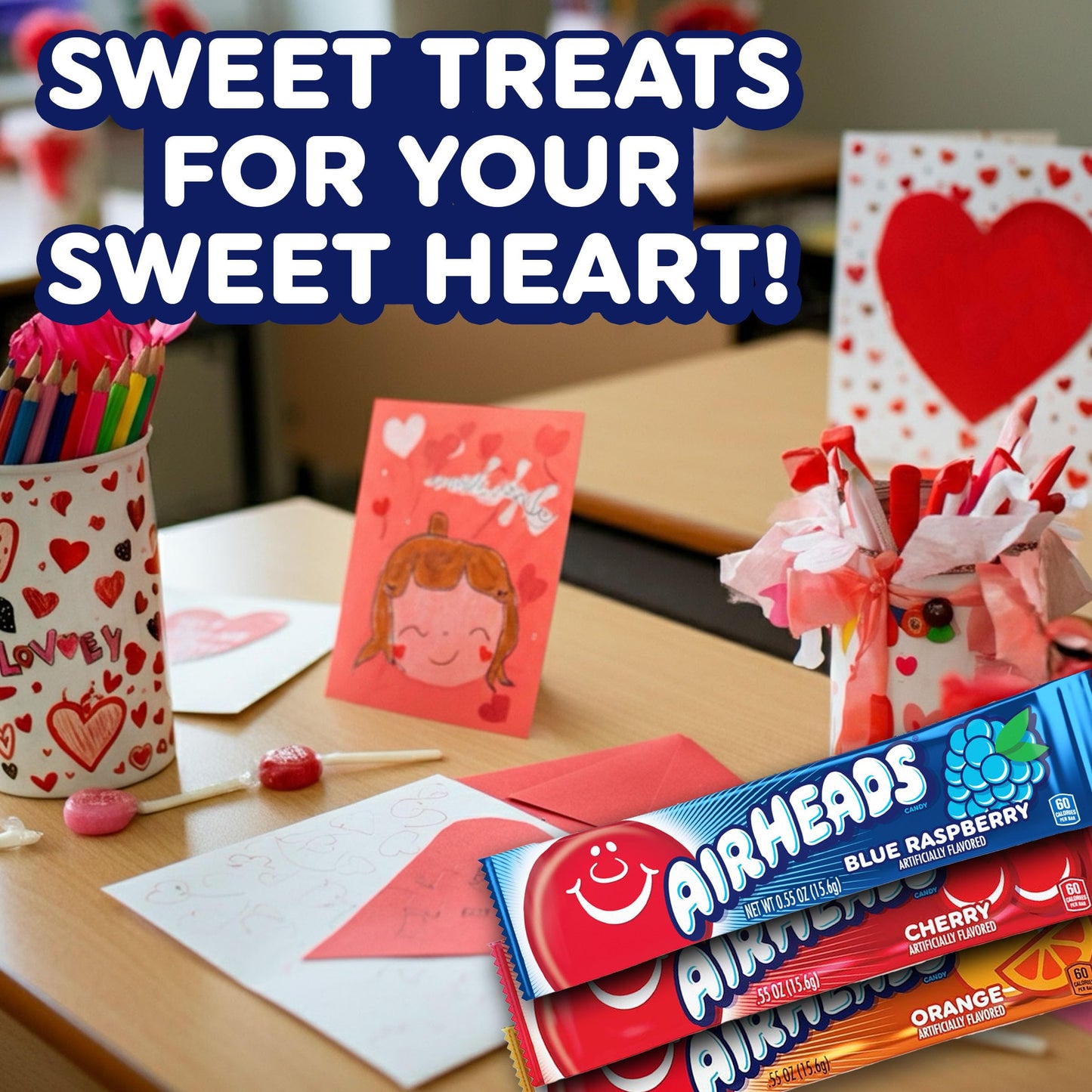 Airheads Assorted Fruit Candy Theater Box, 12 Pack