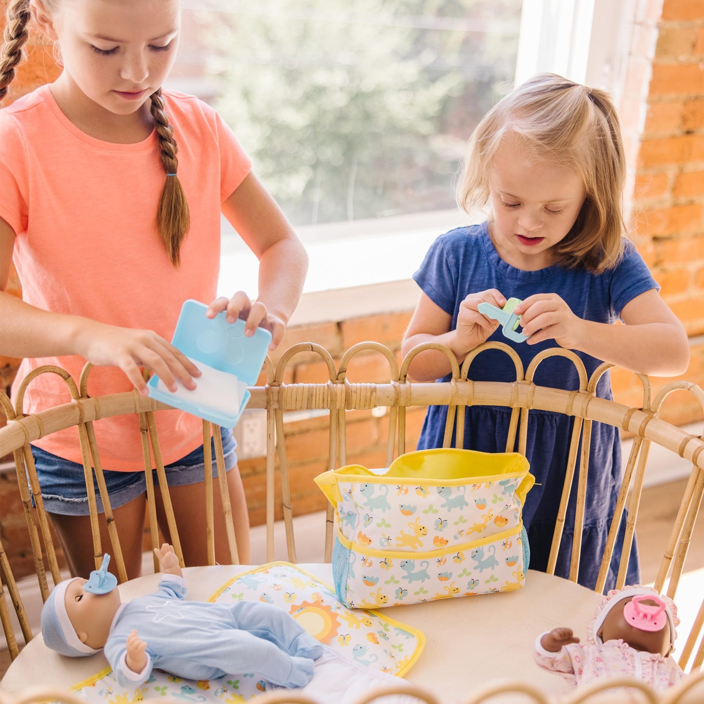 Melissa & Doug Travel Time Doll Play Set