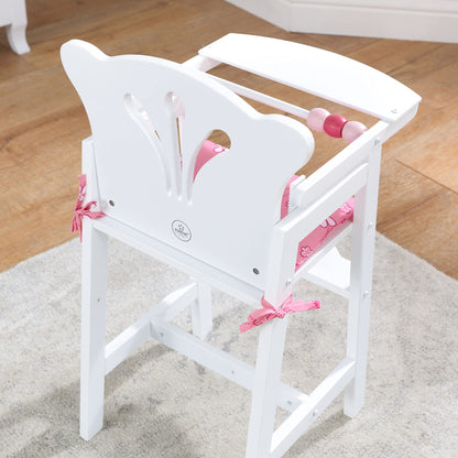 KidKraft Wooden High Chair for 18-Inch Dolls
