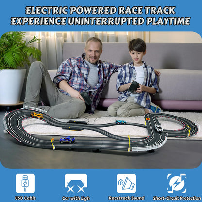 Slot Car Race Track Set for Kids