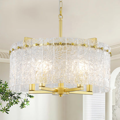 5-Light Modern Farmhouse Chandelier by KOOFREDDO