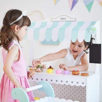 Teamson Kids Dream Bakery Play Set with 18 Treats