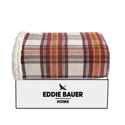 Eddie Bauer Super Soft Reversible Sherpa Blanket