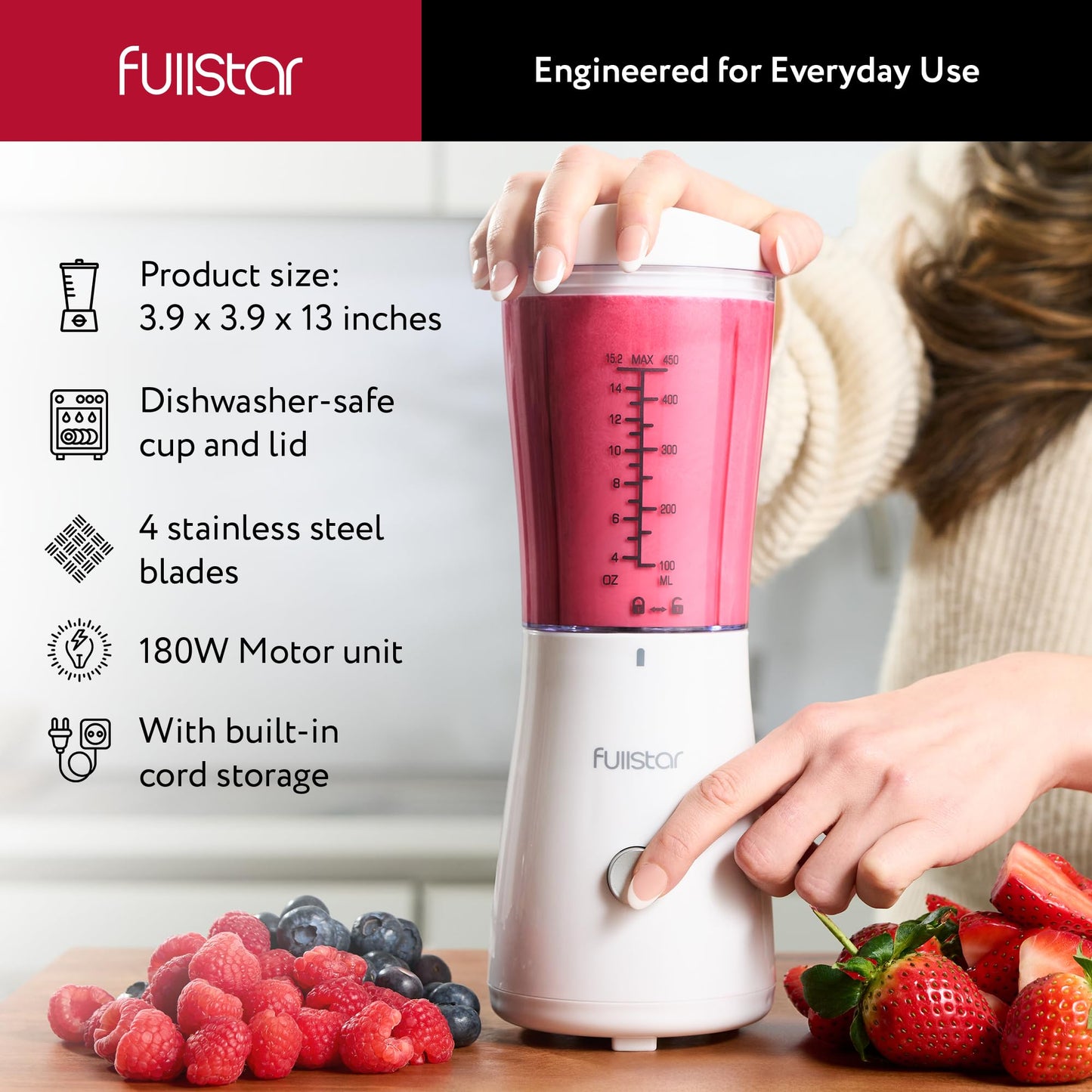Portable Blender for Smoothies and Shakes