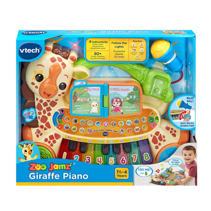VTech Zoo Jamz Giraffe Piano Toy for Kids