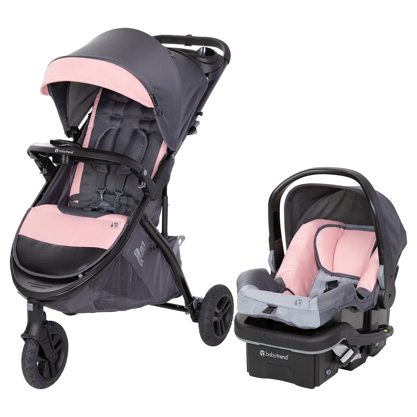 Baby Trend All-Terrain Stroller Travel System, Pink
