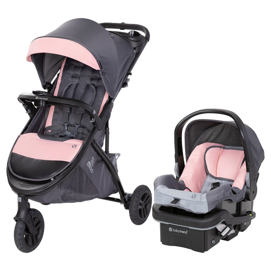 Baby Trend All-Terrain Stroller Travel System, Pink